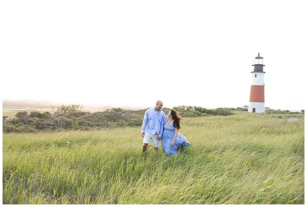 Nantucket Proposal, Nantucket Engagement, Melissa Lacasse Photography, Sankaty Head Light, Sconset Bluff Walk