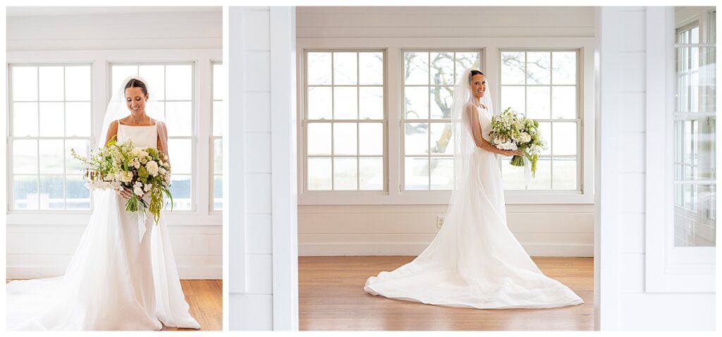 Bridal Portraits in Chatham, MA, Cape Cod. Wedding at the Chatham Beach and Tennis Club.